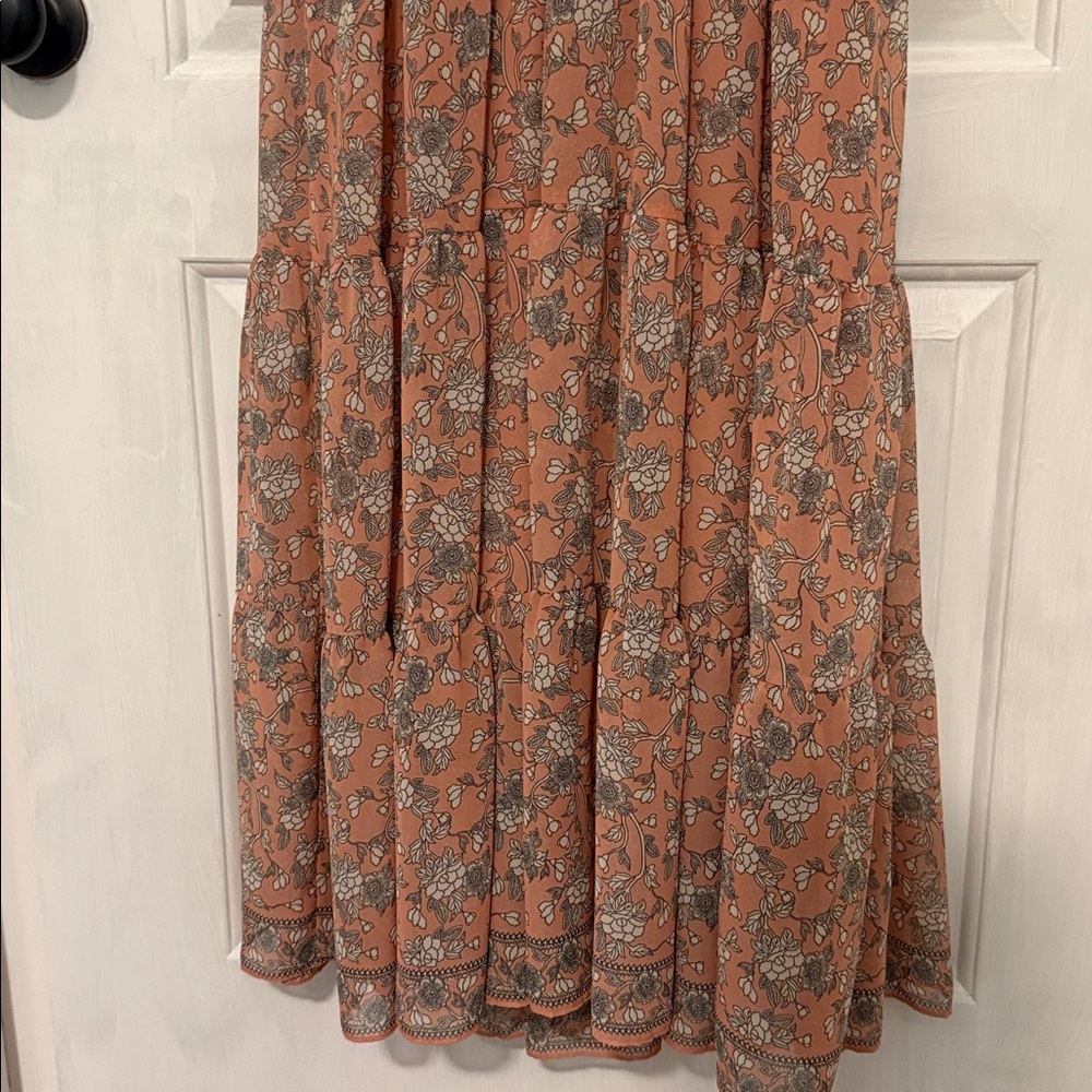 Max Studio Light Pink Floral Maxi Dress - Picture 5 of 6